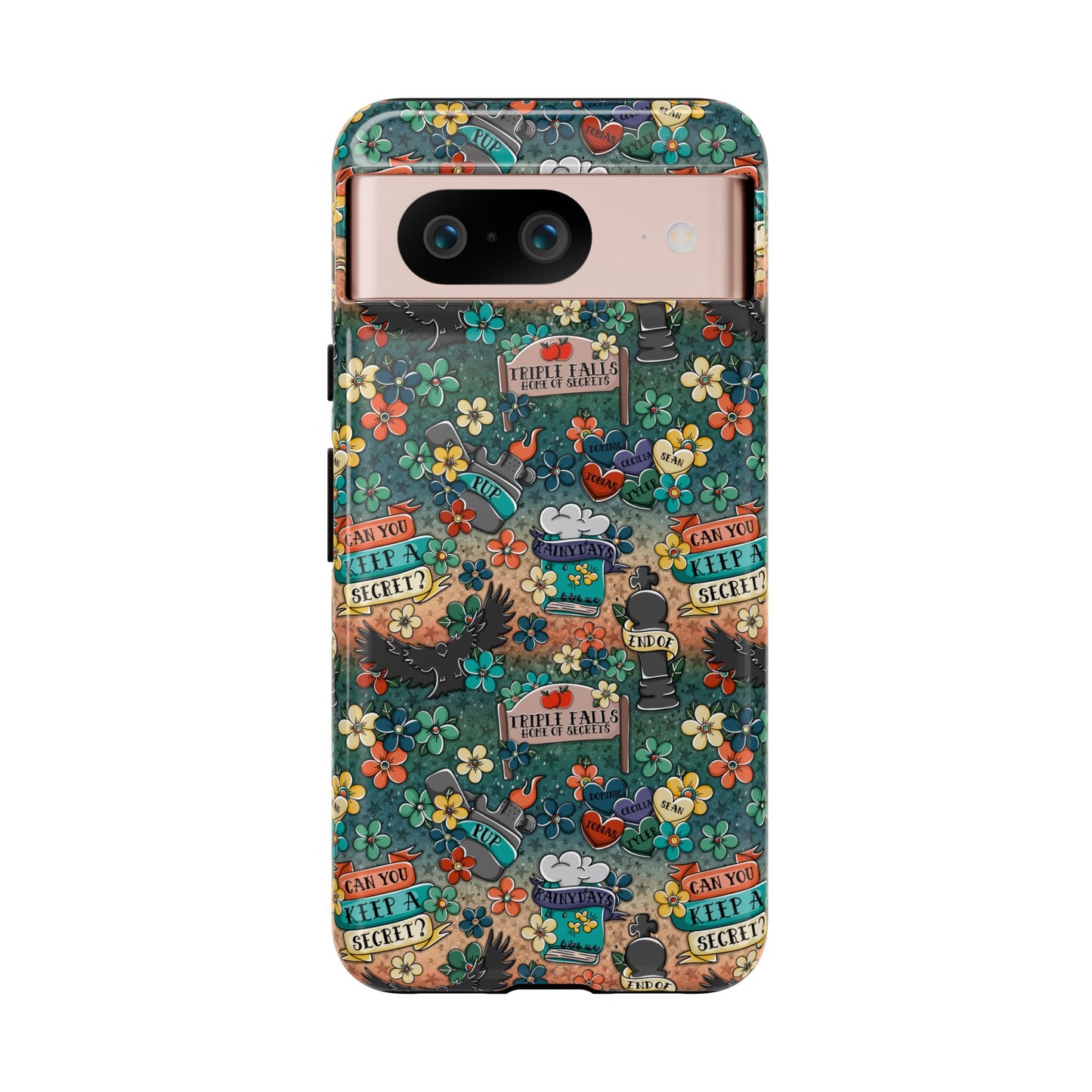 Triple Falls Tough Phone Case | Shockproof | Samsung Case | Google Case | Bookish
