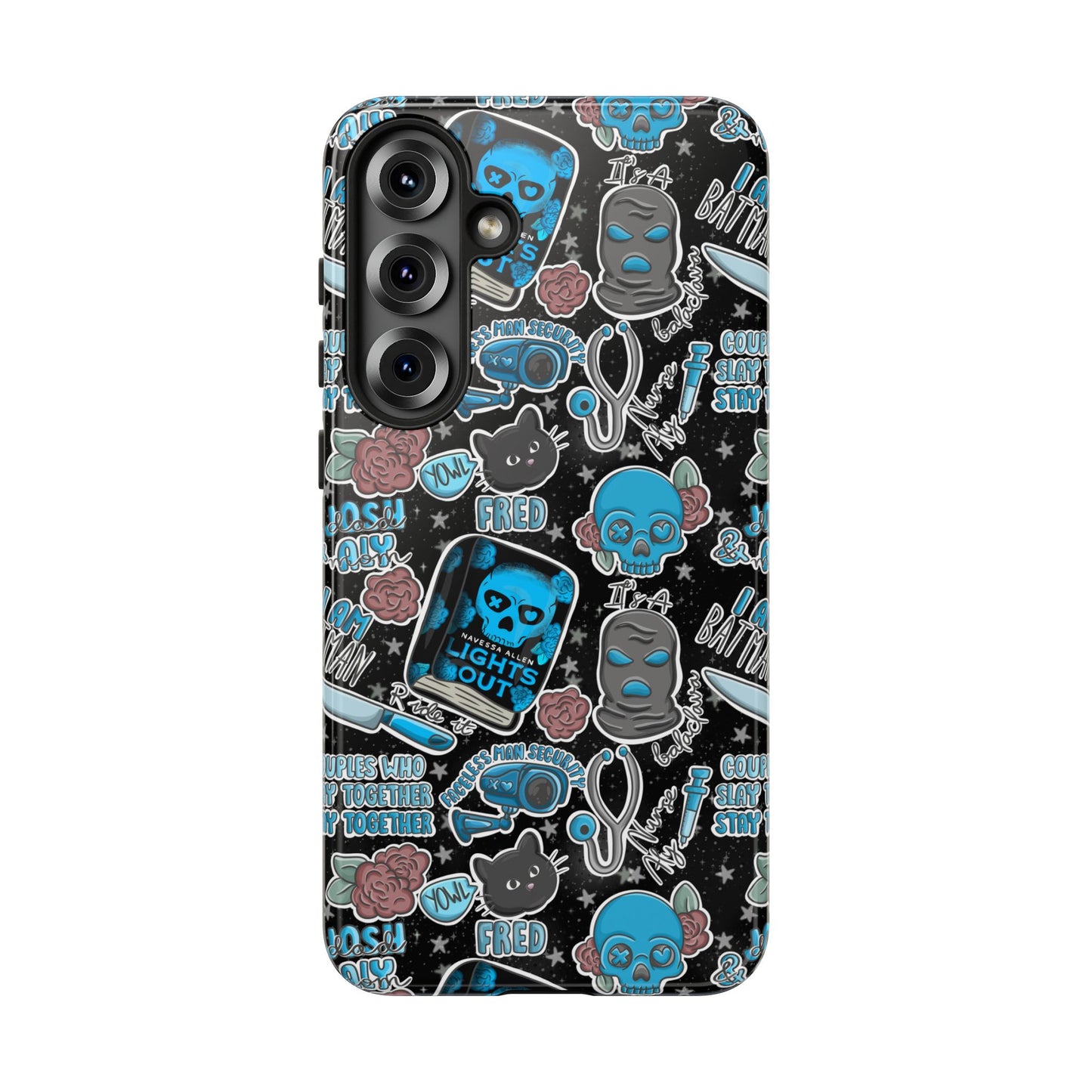 Lights Out Tough Phone Case | Shockproof | Samsung Case | Google Case | Bookish