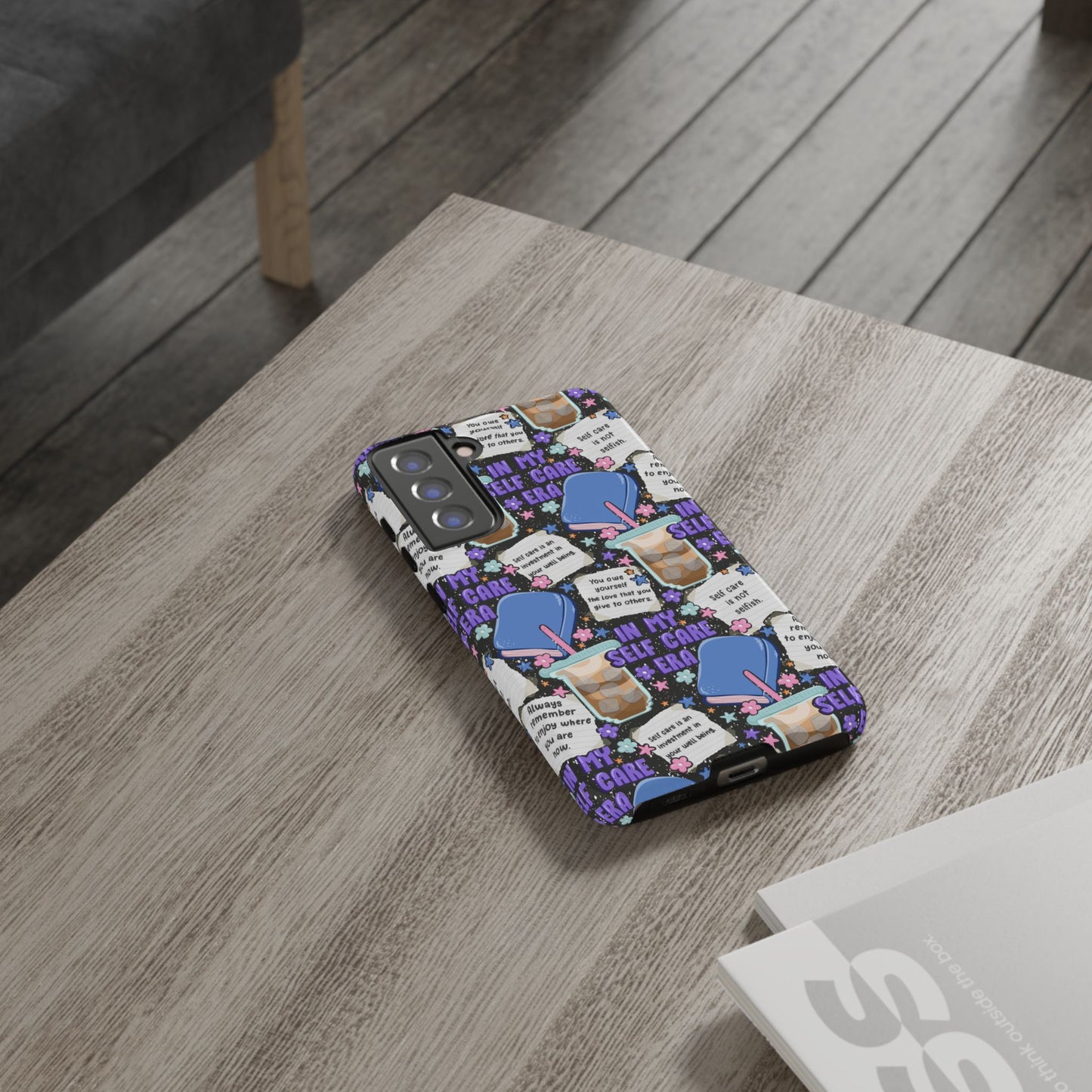 Self Care Tough Phone Case | Shockproof | Samsung Case | Google Case | Bookish