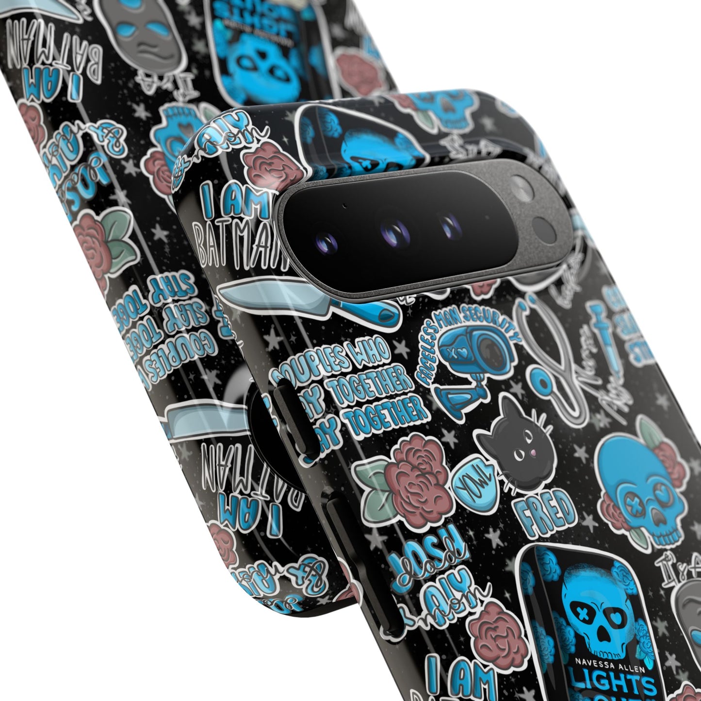 Lights Out Tough Phone Case | Shockproof | Samsung Case | Google Case | Bookish