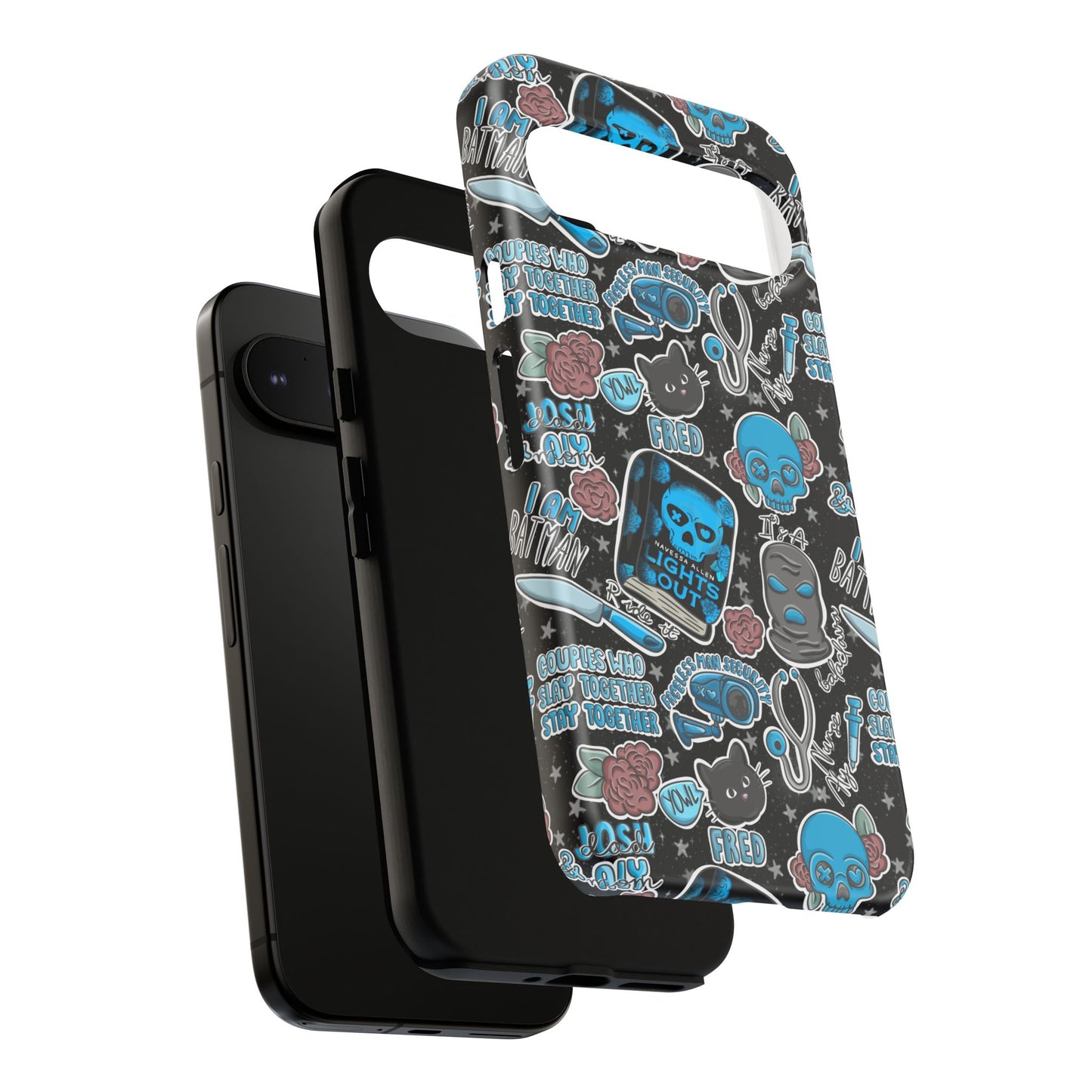 Lights Out Tough Phone Case | Shockproof | Samsung Case | Google Case | Bookish
