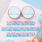Vaporwave Water Washi Tape