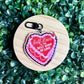 Self Love Heart Cake Acrylic Keychain