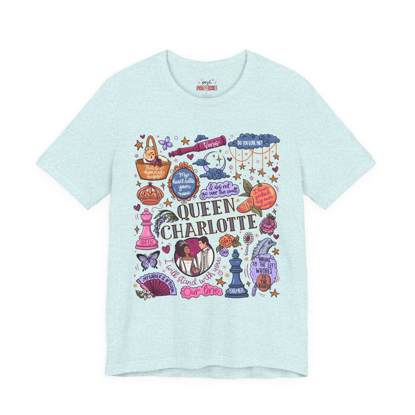 Queen Charlotte T-Shirt | Graphic Tee | Bookish Merch |