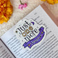 Just One More Chapter Magnetic Bookmark