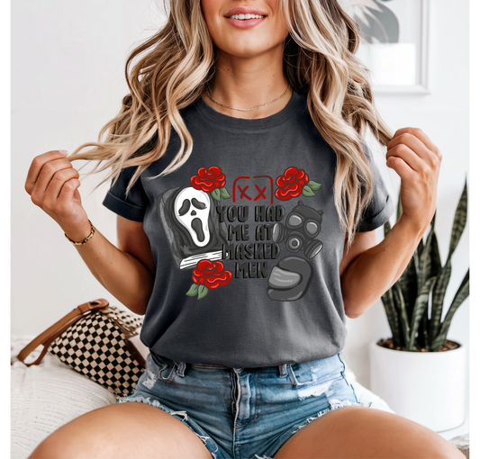 You Had Me At Masked Men Comfort Colors T-Shirt