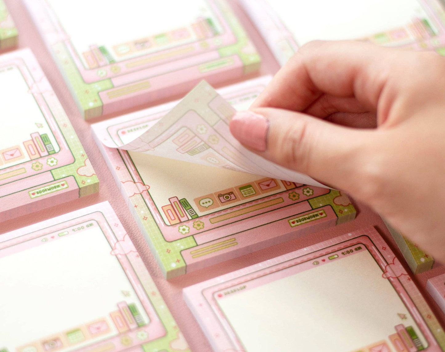 Bookworm Sticky Notes