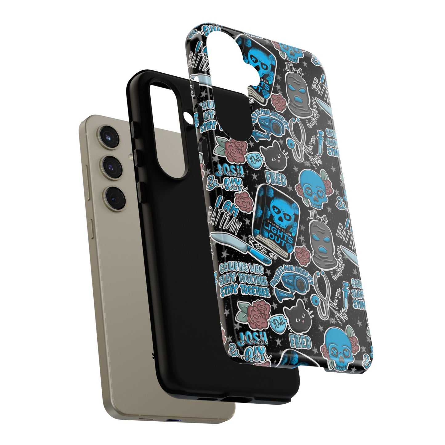 Lights Out Tough Phone Case | Shockproof | Samsung Case | Google Case | Bookish