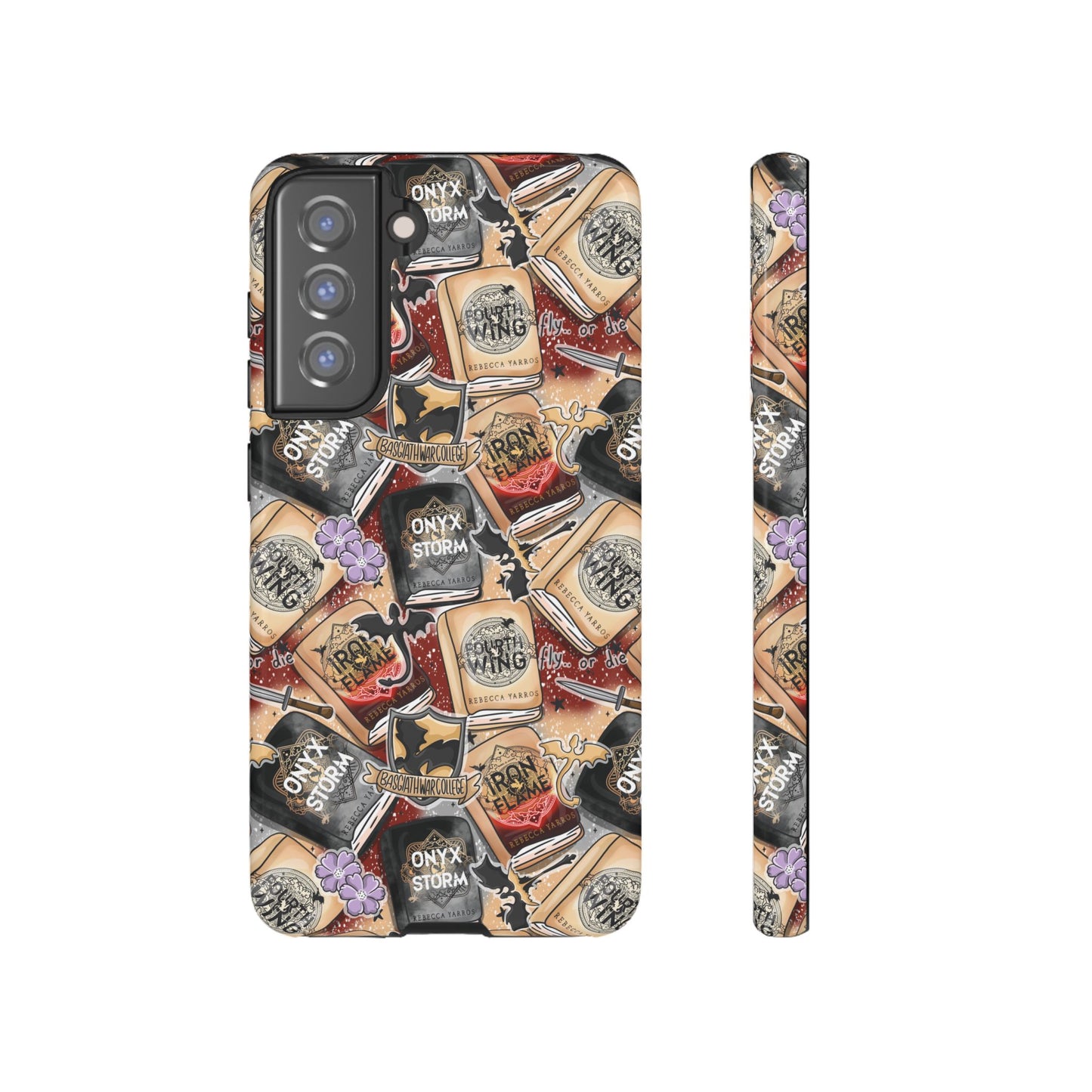 Fourth Wing Tough Phone Case | Shockproof | Samsung Case | Google Case | Bookish