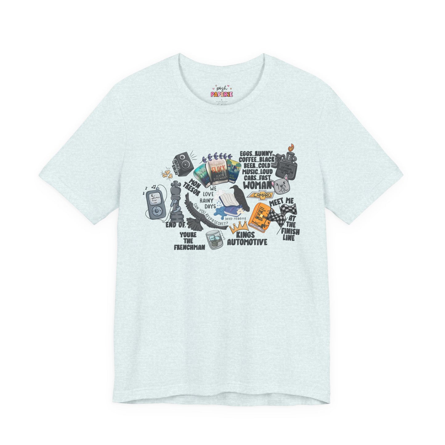 Triple Falls Shirt | Graphic Tee | Bookish Merch |