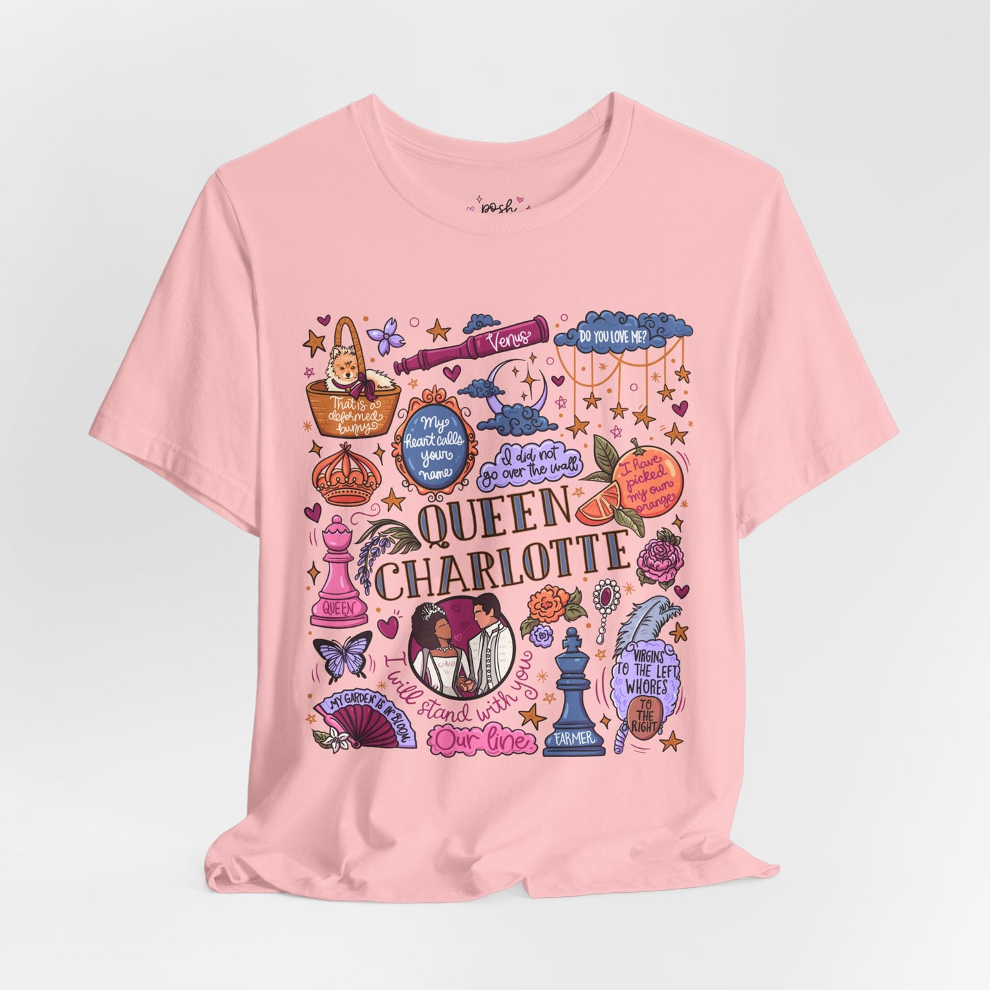 Queen Charlotte T-Shirt | Graphic Tee | Bookish Merch |
