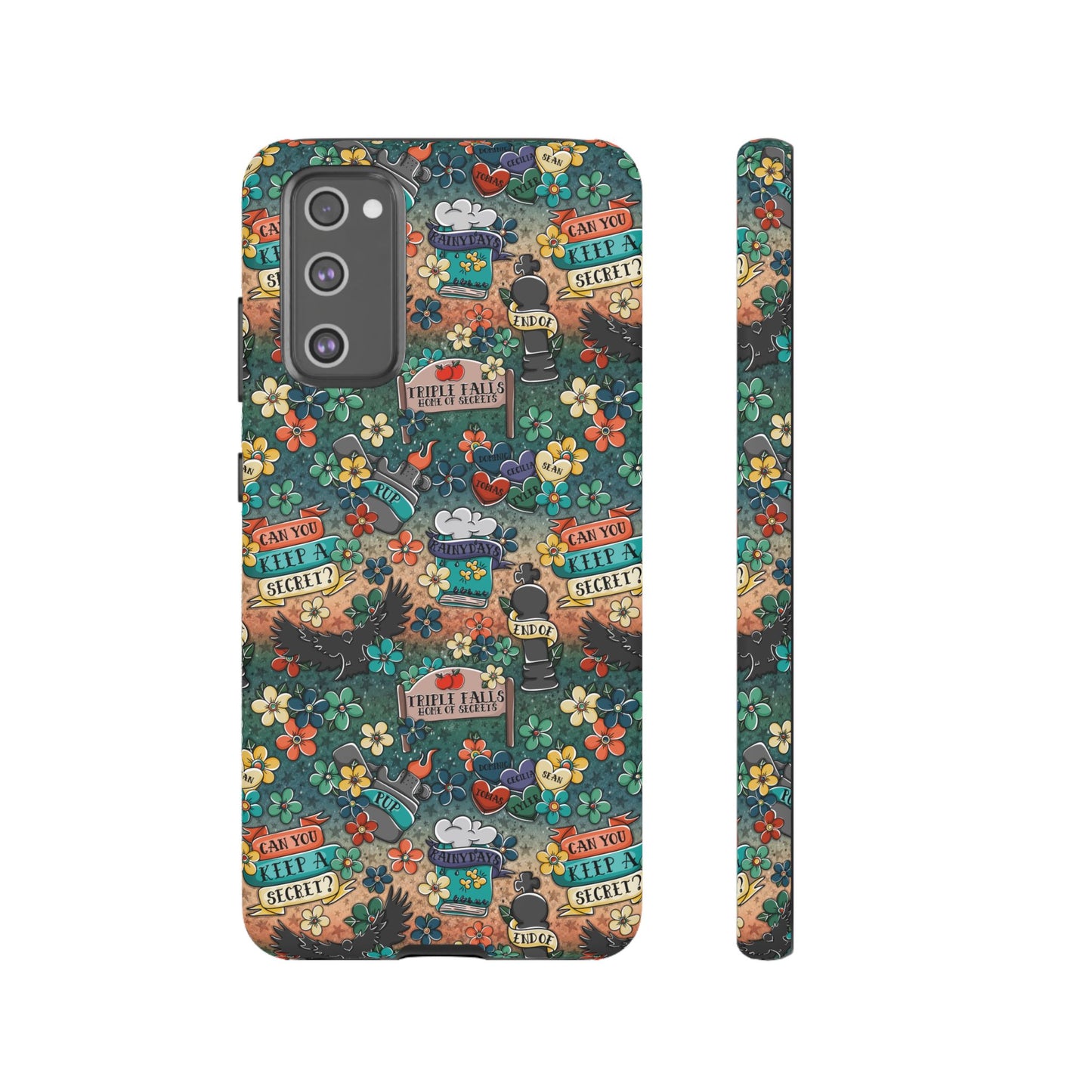 Triple Falls Tough Phone Case | Shockproof | Samsung Case | Google Case | Bookish
