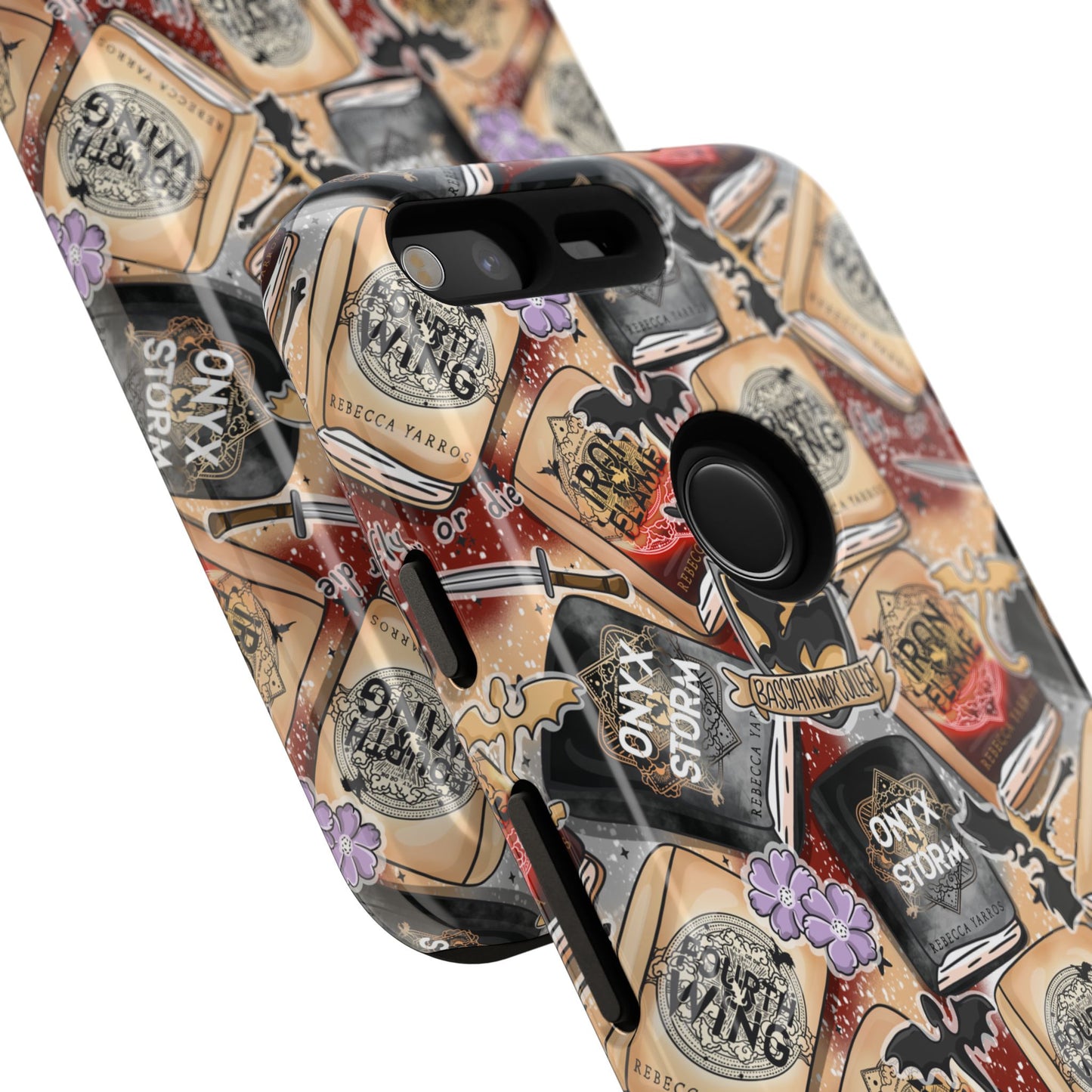 Fourth Wing Tough Phone Case | Shockproof | Samsung Case | Google Case | Bookish