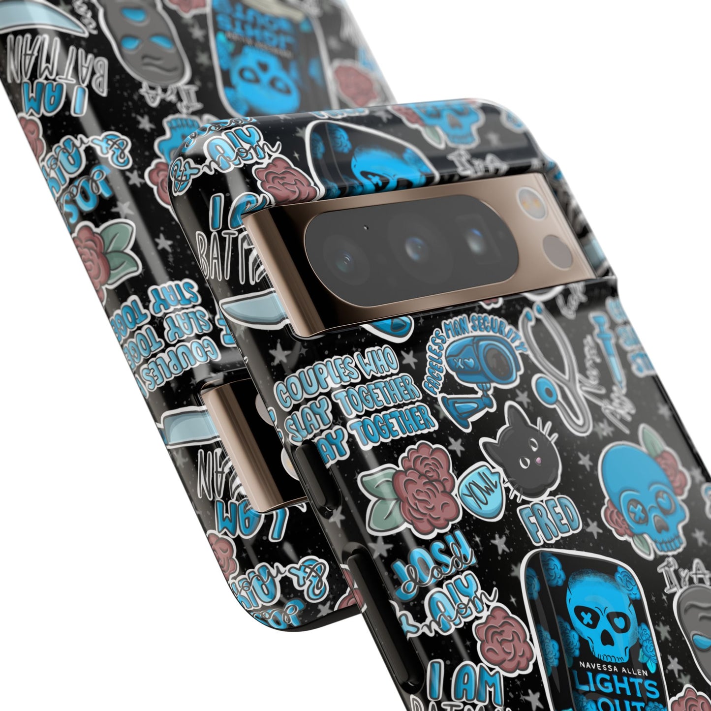 Lights Out Tough Phone Case | Shockproof | Samsung Case | Google Case | Bookish