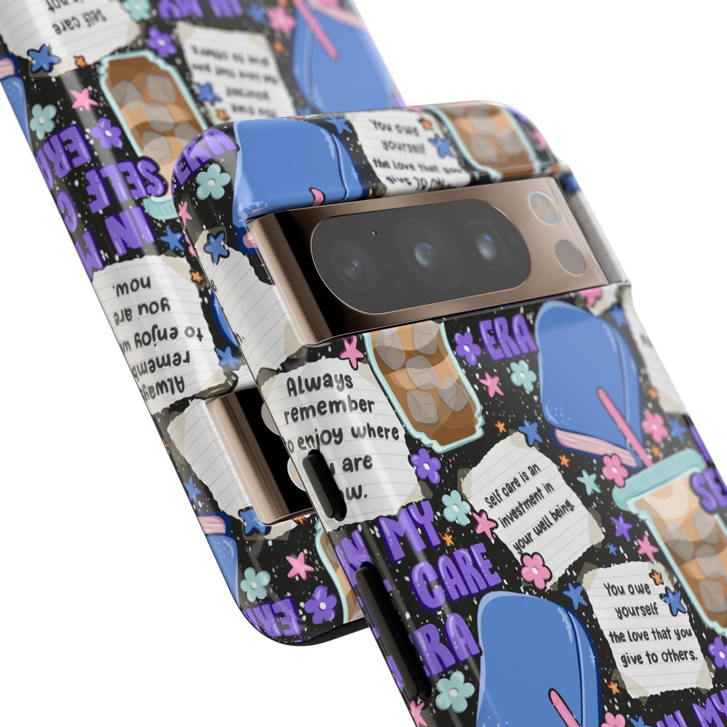Self Care Tough Phone Case | Shockproof | Samsung Case | Google Case | Bookish