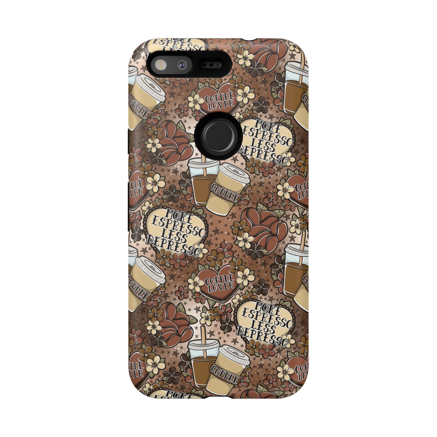 Coffee Lover Tough Phone Case | Shockproof | Samsung Case | Google Case | Iced Coffee