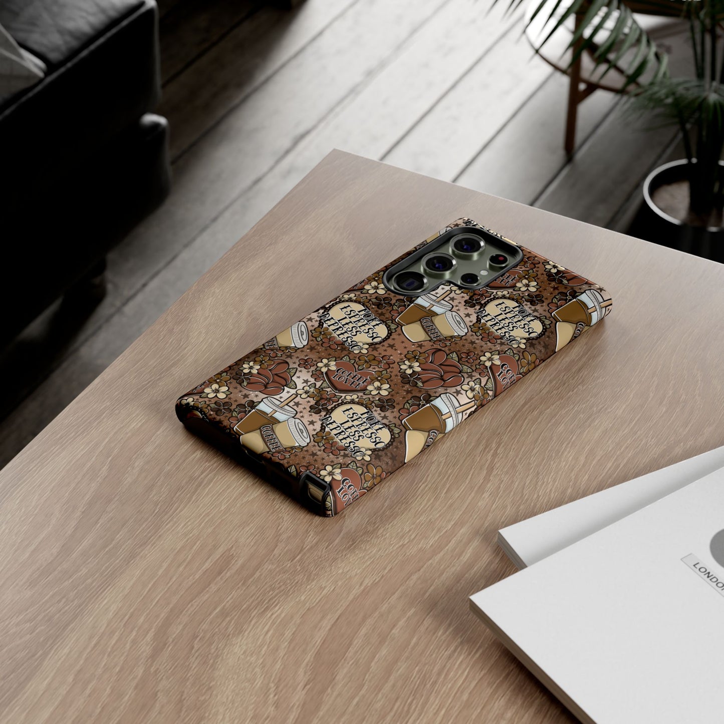 Coffee Lover Tough Phone Case | Shockproof | Samsung Case | Google Case | Iced Coffee