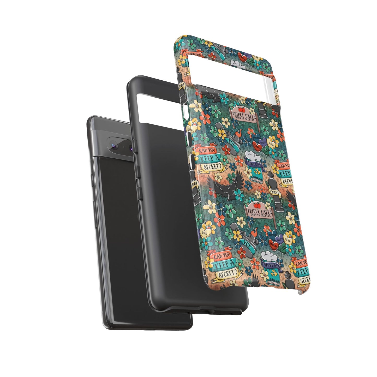Triple Falls Tough Phone Case | Shockproof | Samsung Case | Google Case | Bookish