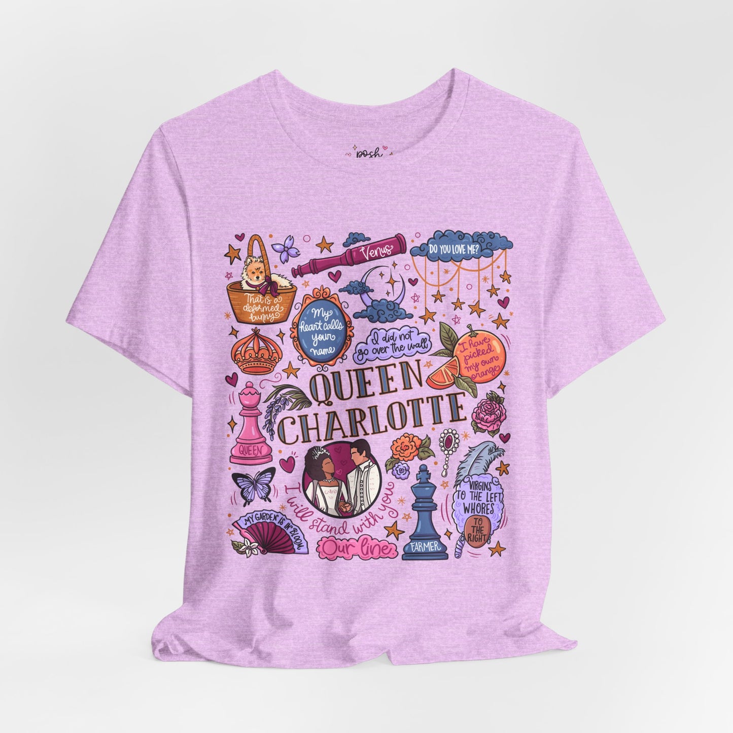 Queen Charlotte T-Shirt | Graphic Tee | Bookish Merch |