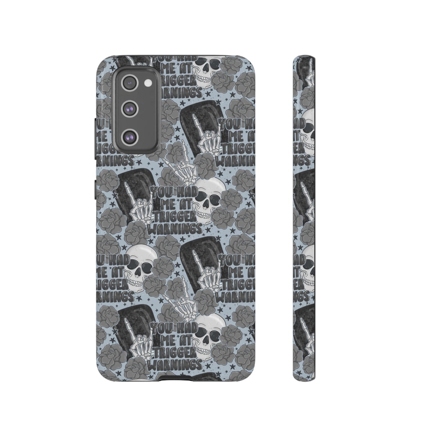 Trigger Warning Tough Phone Case | Shockproof | Samsung Case | Google Case | Bookish