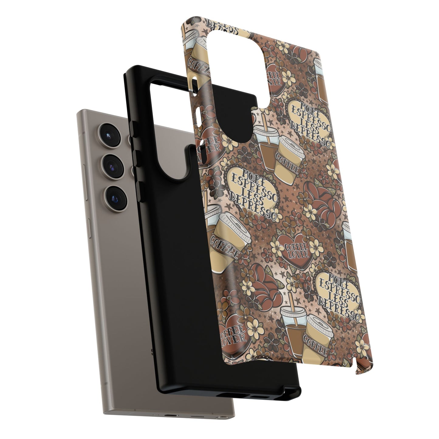Coffee Lover Tough Phone Case | Shockproof | Samsung Case | Google Case | Iced Coffee