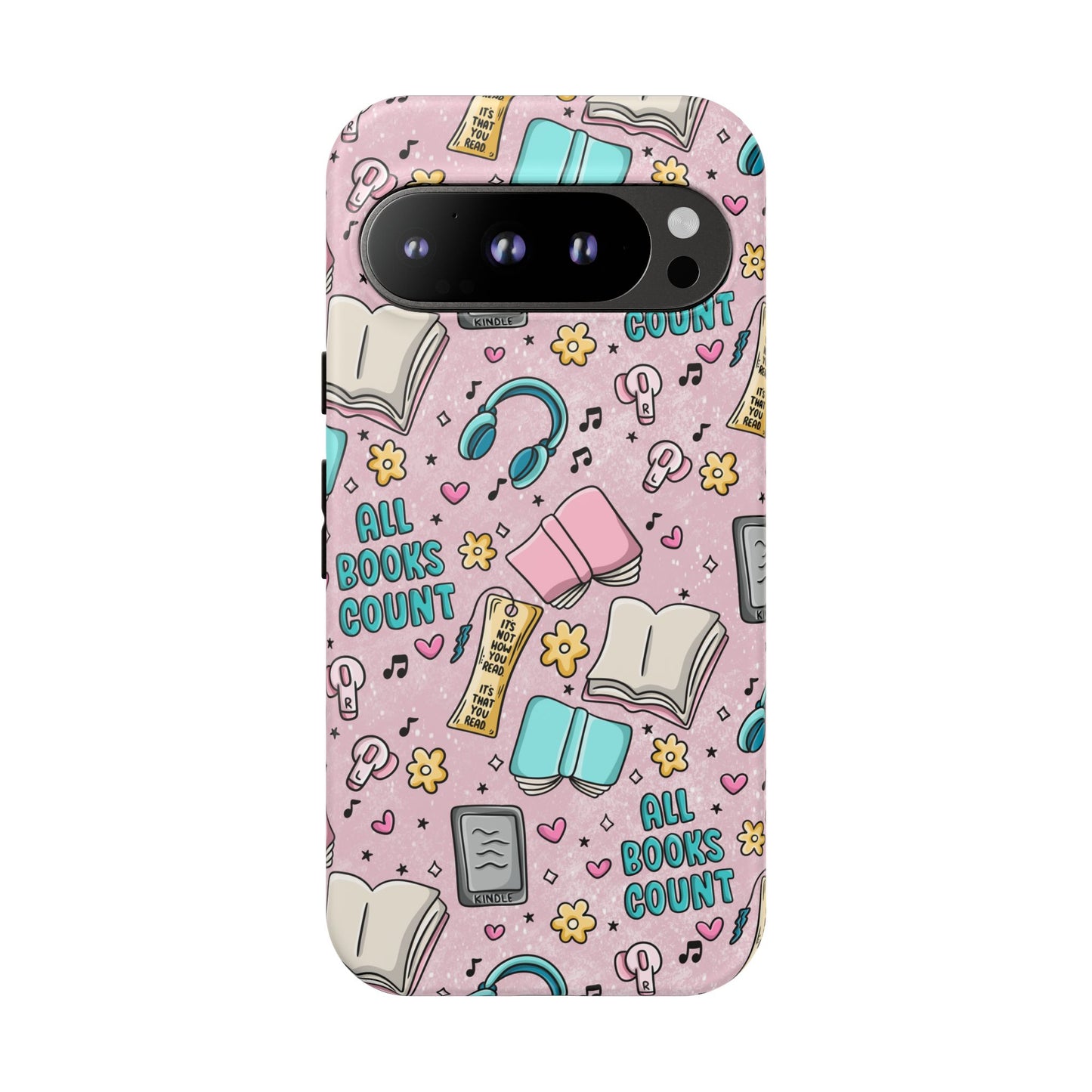 All Books Count Tough Phone Case | Shockproof | Samsung Case | Google Case | Bookish