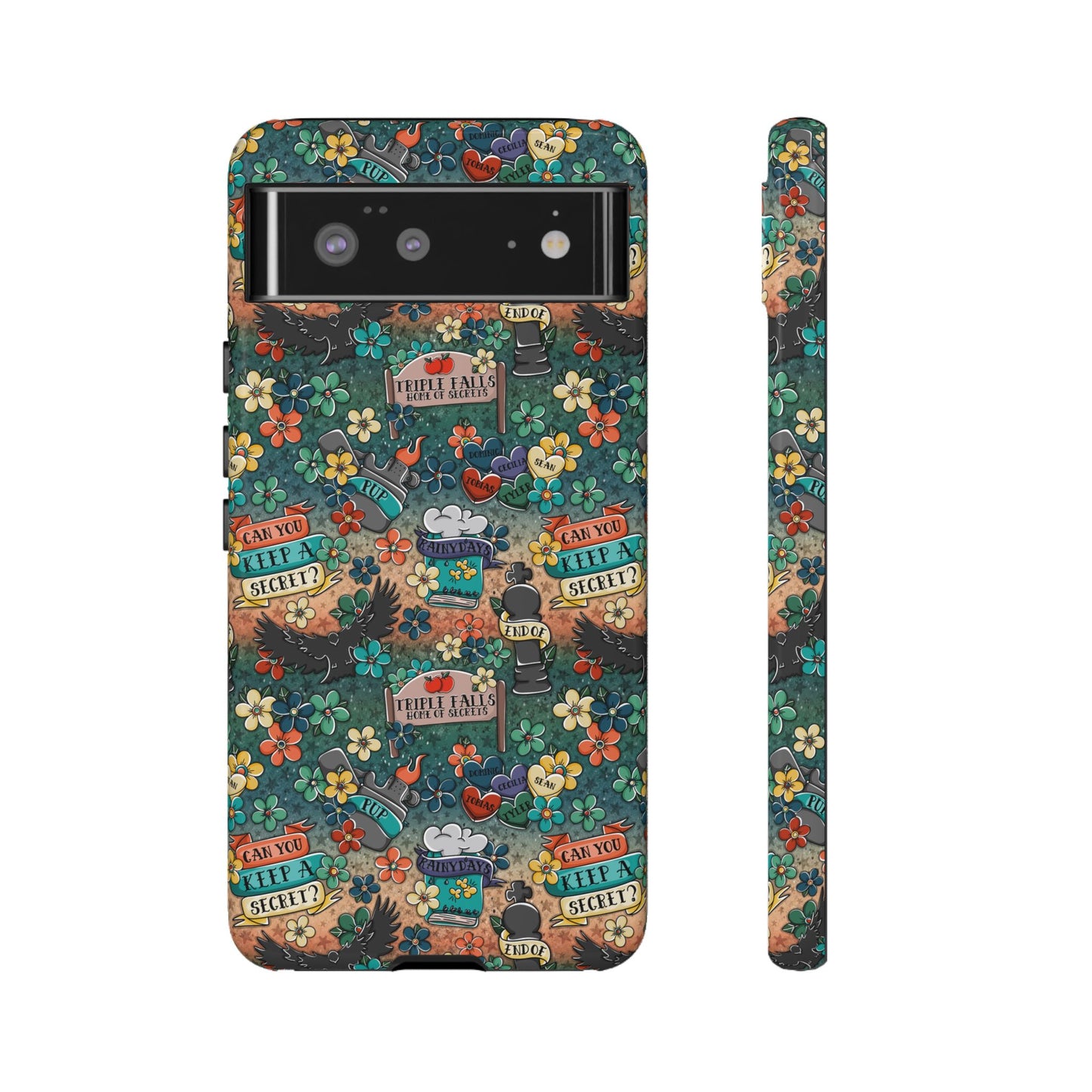 Triple Falls Tough Phone Case | Shockproof | Samsung Case | Google Case | Bookish