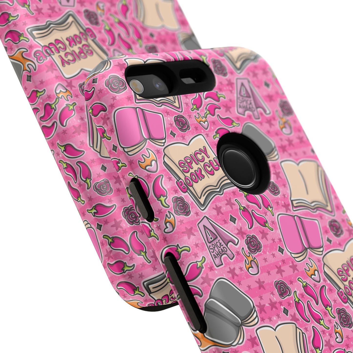 Spicy Book Club Tough Phone Case | Shockproof | Samsung Case | Google Case | Bookish