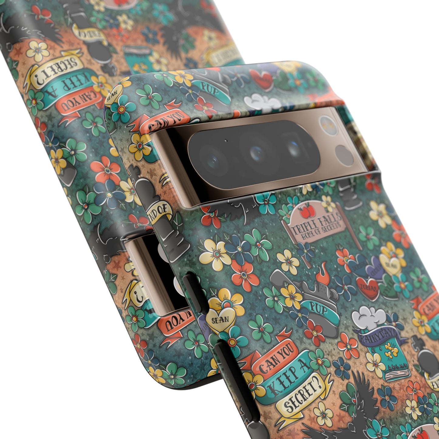 Triple Falls Tough Phone Case | Shockproof | Samsung Case | Google Case | Bookish