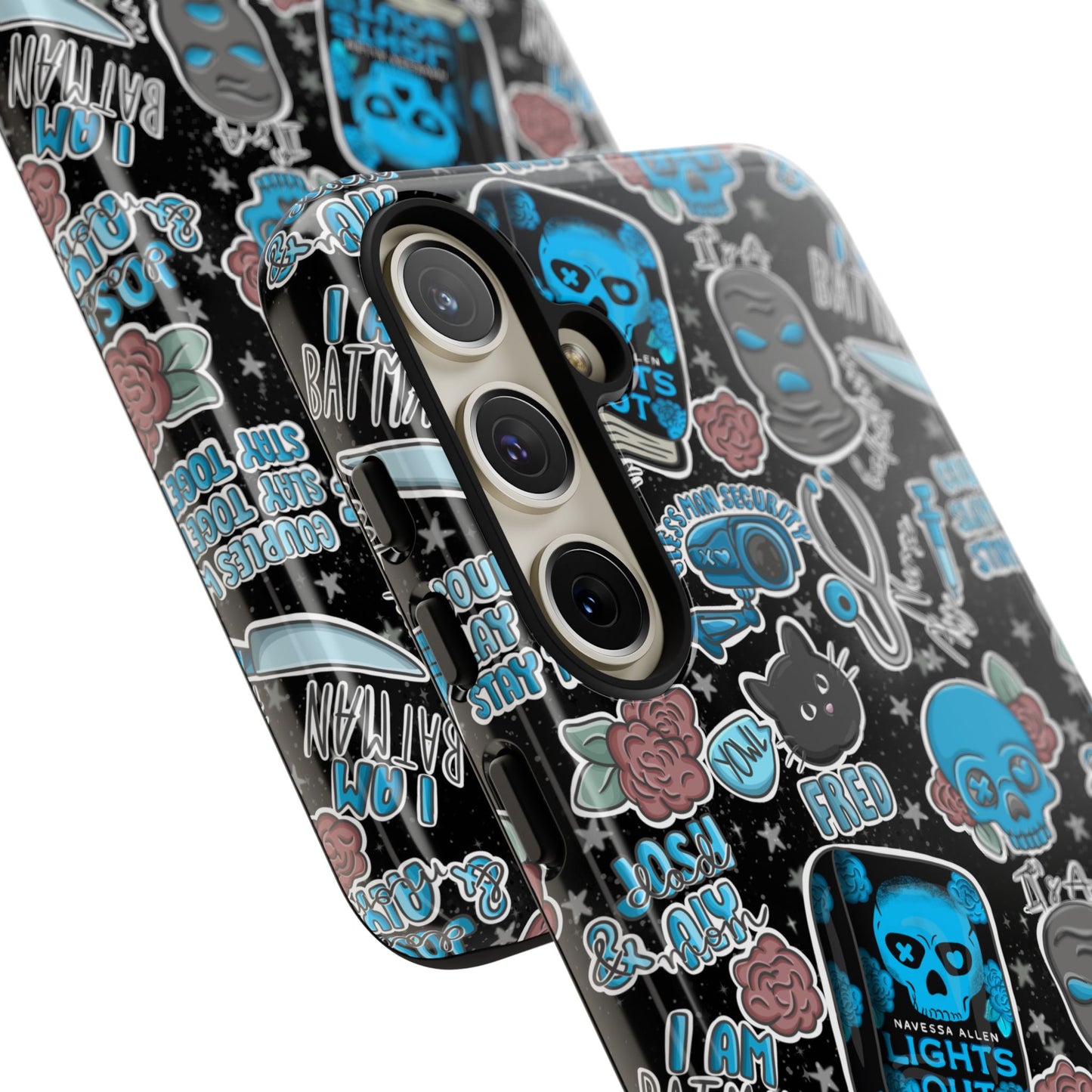 Lights Out Tough Phone Case | Shockproof | Samsung Case | Google Case | Bookish