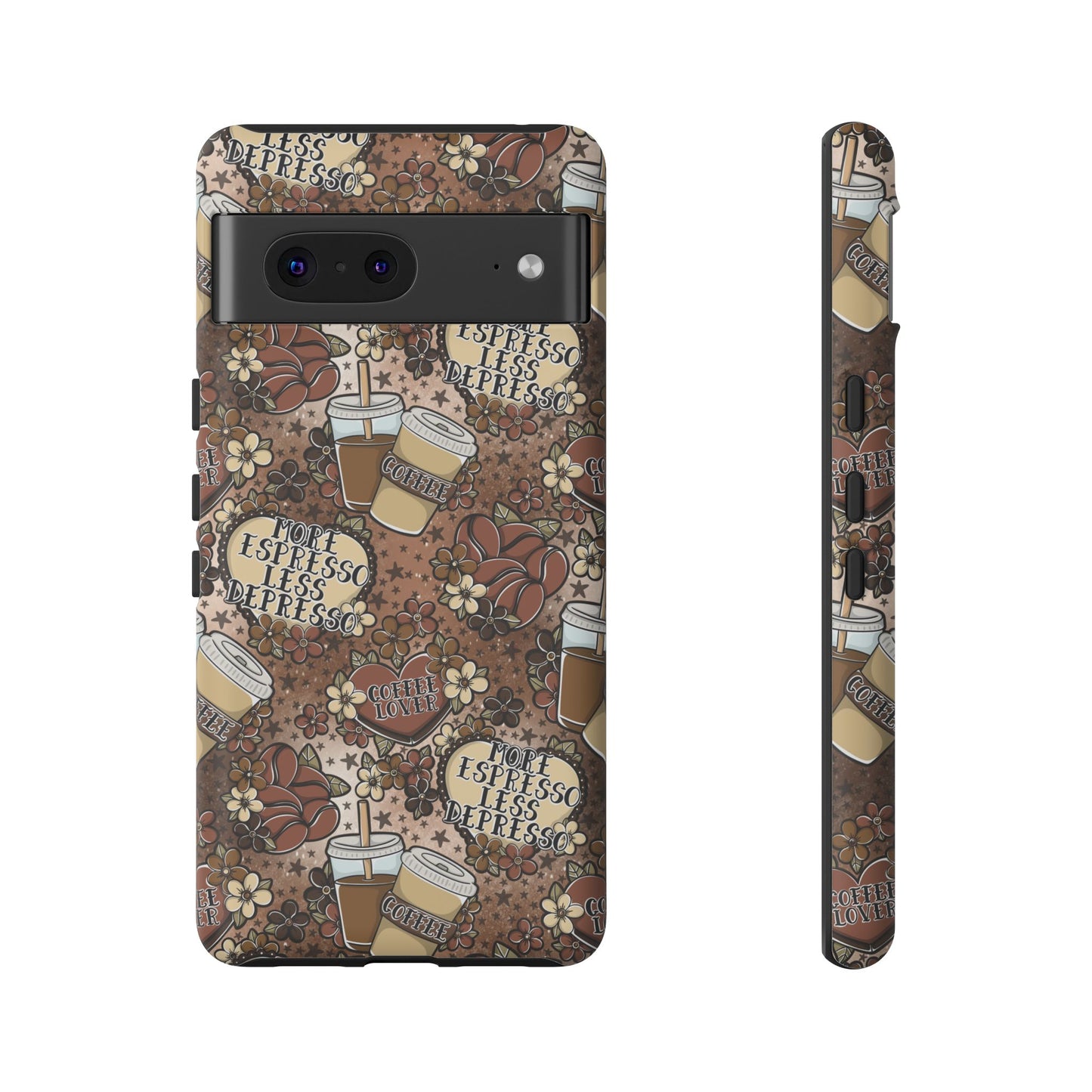 Coffee Lover Tough Phone Case | Shockproof | Samsung Case | Google Case | Iced Coffee