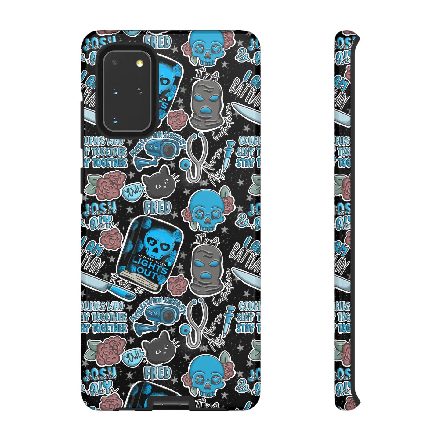 Lights Out Tough Phone Case | Shockproof | Samsung Case | Google Case | Bookish