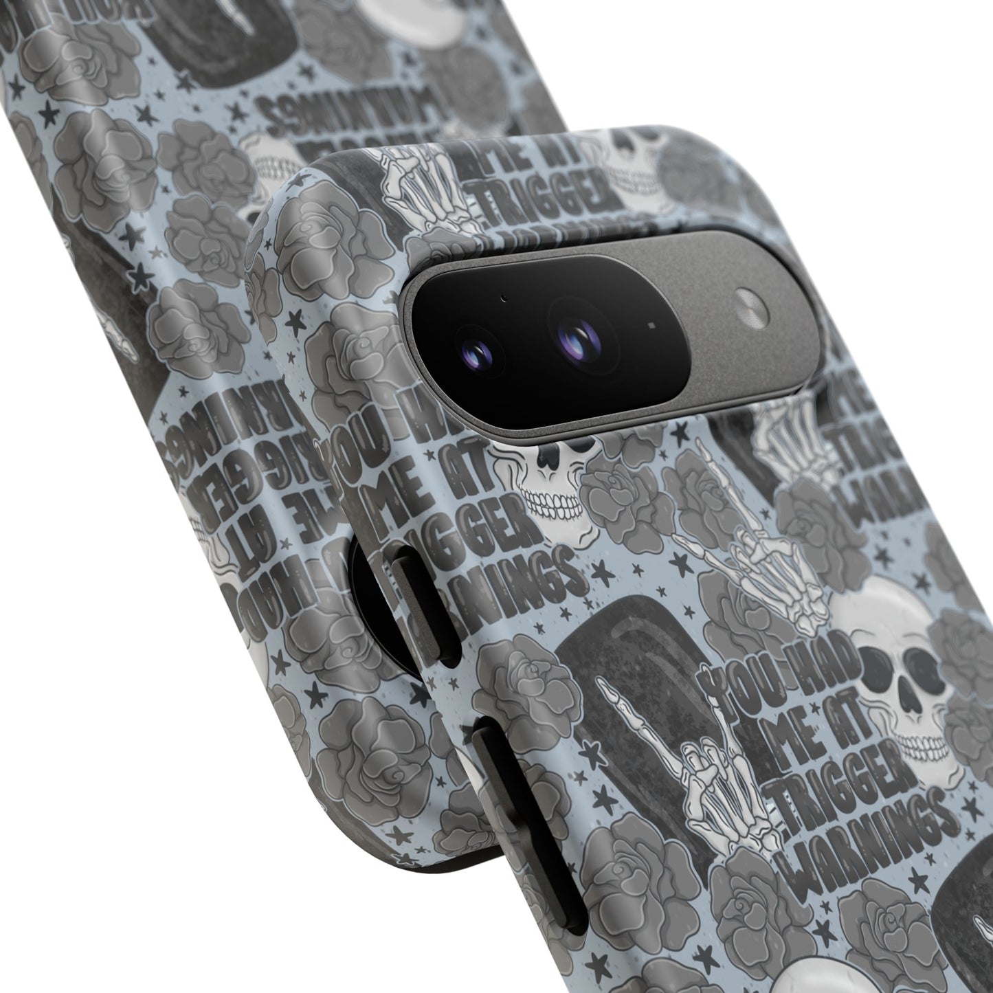 Trigger Warning Tough Phone Case | Shockproof | Samsung Case | Google Case | Bookish