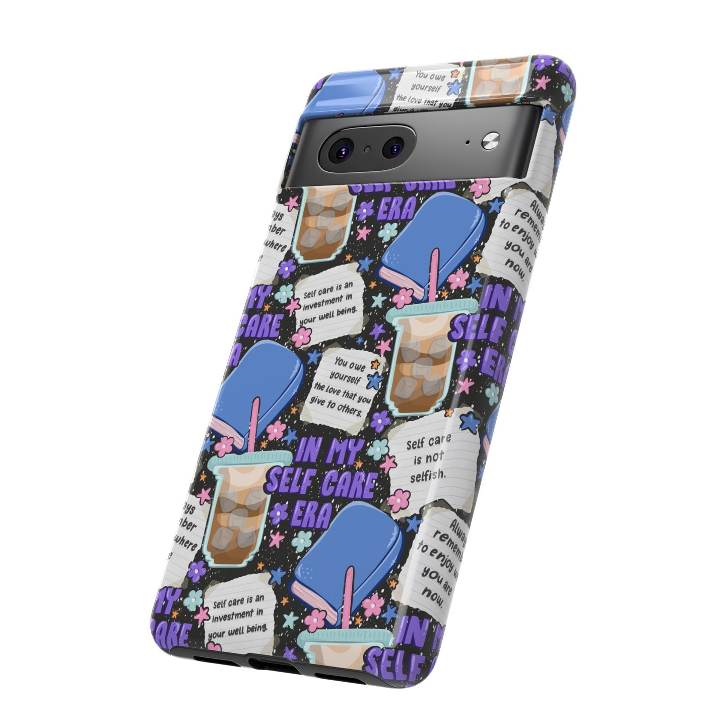 Self Care Tough Phone Case | Shockproof | Samsung Case | Google Case | Bookish