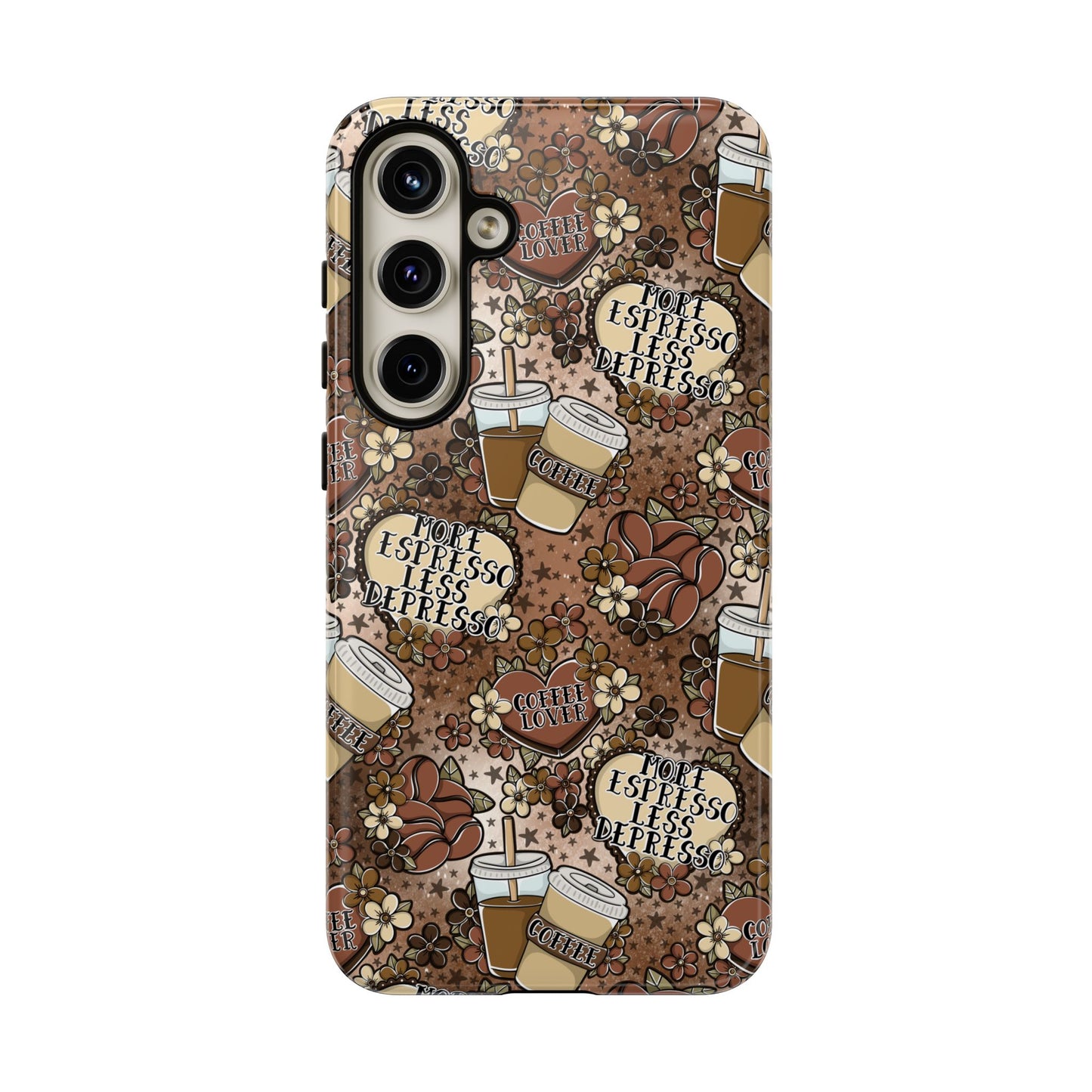 Coffee Lover Tough Phone Case | Shockproof | Samsung Case | Google Case | Iced Coffee