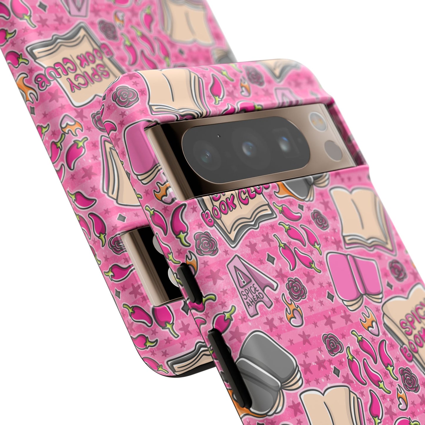 Spicy Book Club Tough Phone Case | Shockproof | Samsung Case | Google Case | Bookish