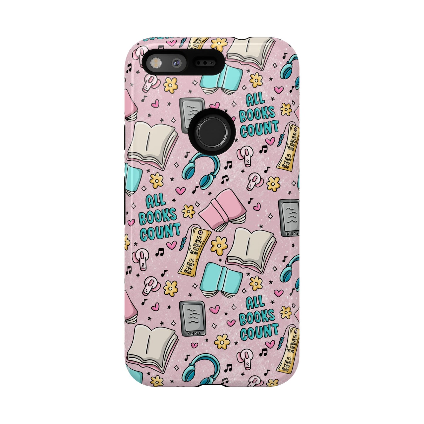 All Books Count Tough Phone Case | Shockproof | Samsung Case | Google Case | Bookish