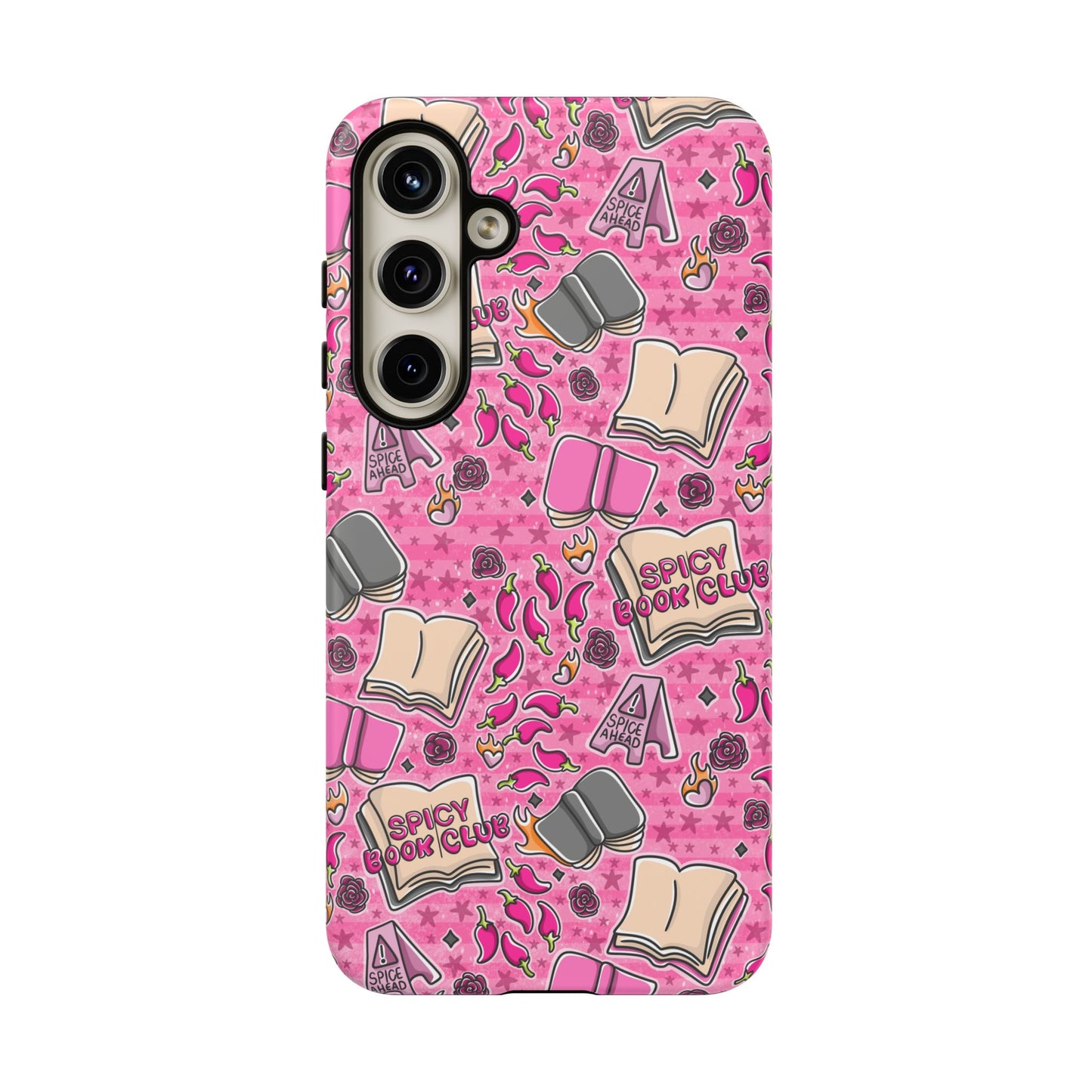 Spicy Book Club Tough Phone Case | Shockproof | Samsung Case | Google Case | Bookish