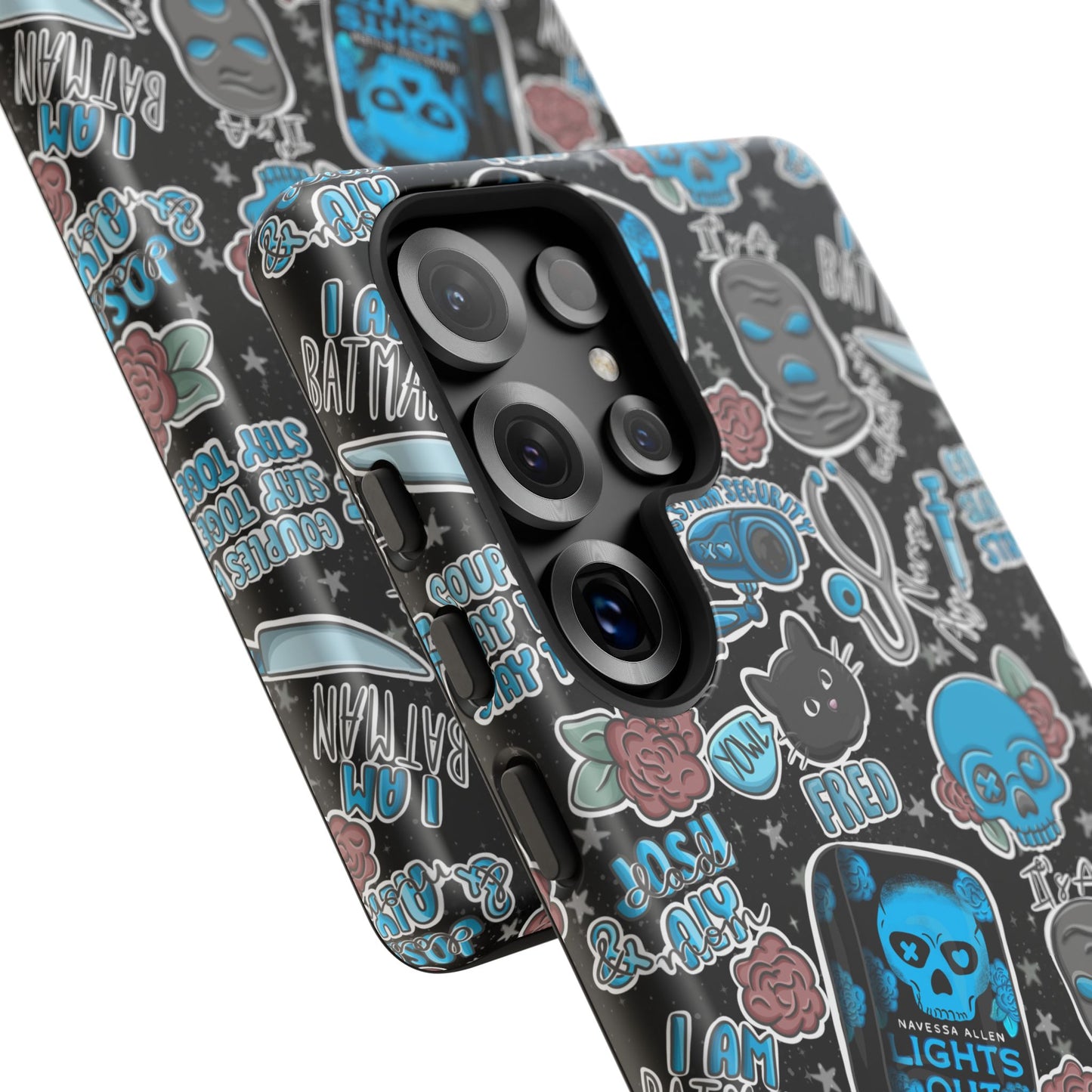 Lights Out Tough Phone Case | Shockproof | Samsung Case | Google Case | Bookish