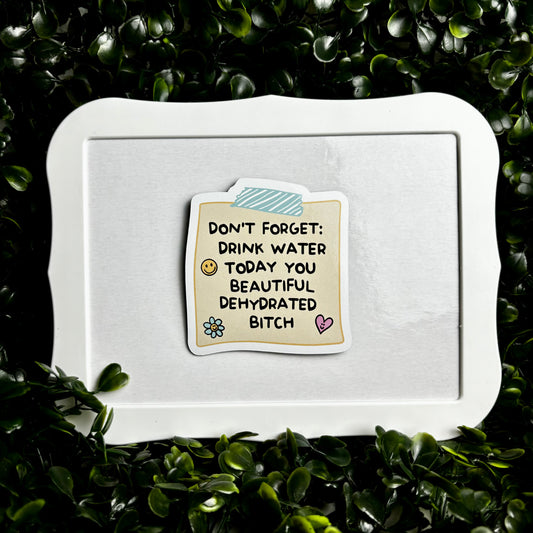 Don’t Forget: Drink Water Magnet