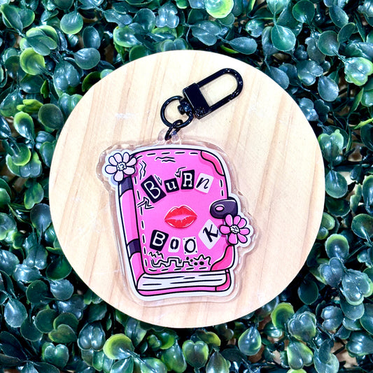 Burn Book Acrylic Keychain