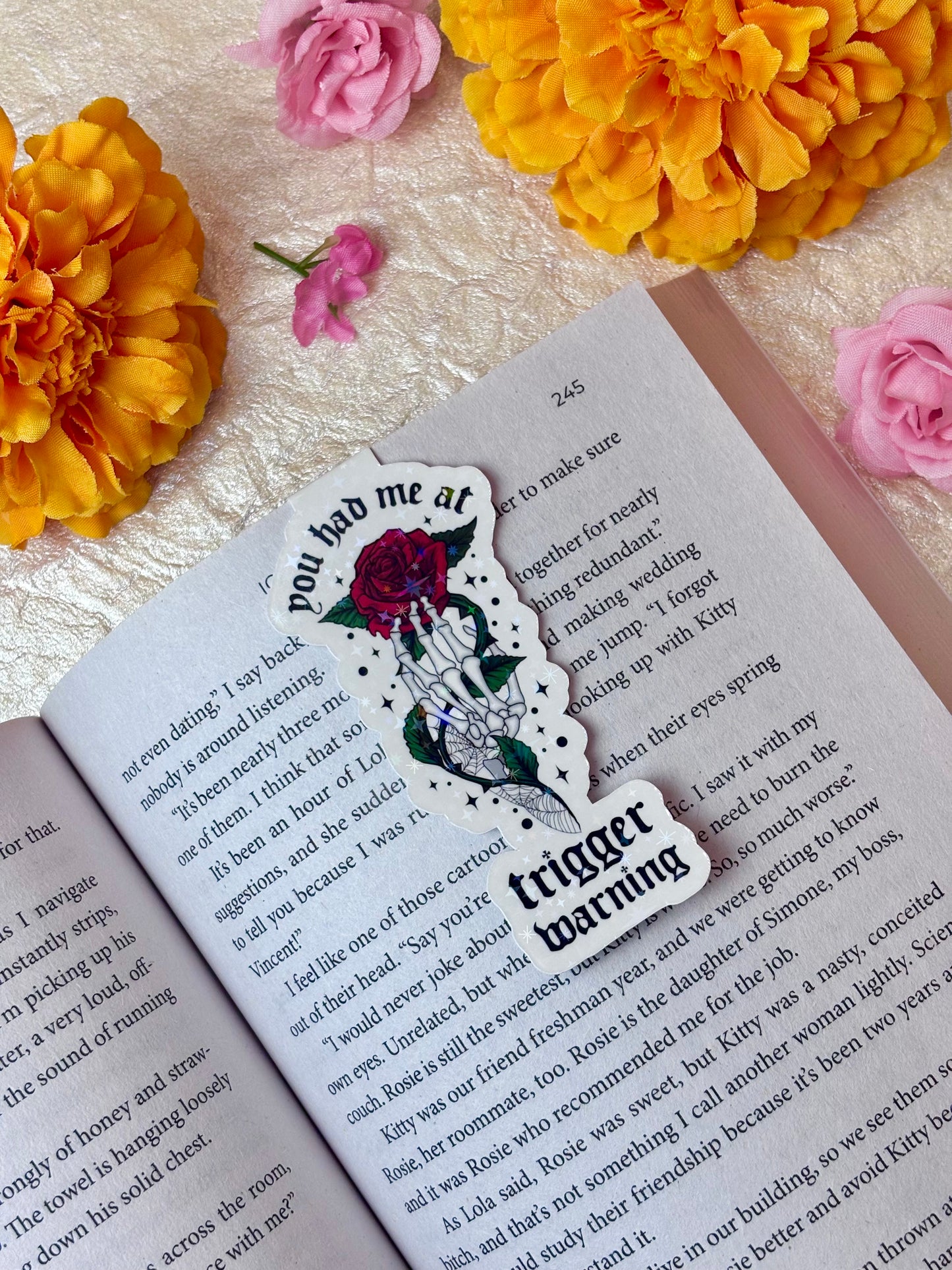 You Had Me At Trigger Warning Magnetic Bookmark