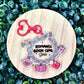 Romance Book Club Charm Bracelet Acrylic Keychain