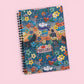 Triple Falls A5 Spiral Notebook