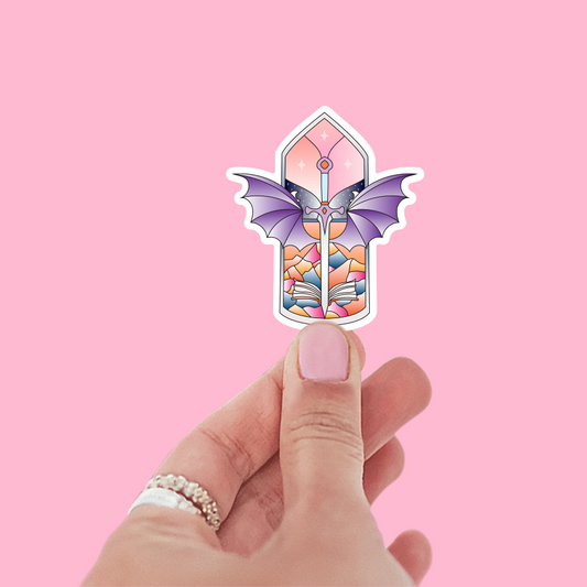 ACOTAR Stained Glass Window Sticker