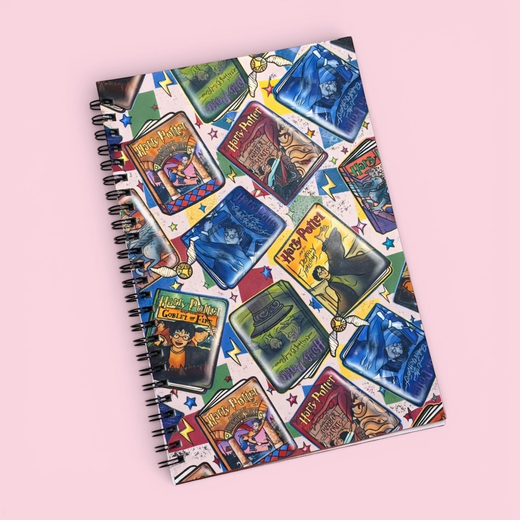 Wizard Books A5 Spiral Notebook