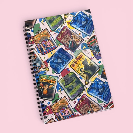 Wizard Books A5 Spiral Notebook