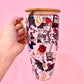 ACOTAR 32oz Glass Tumbler