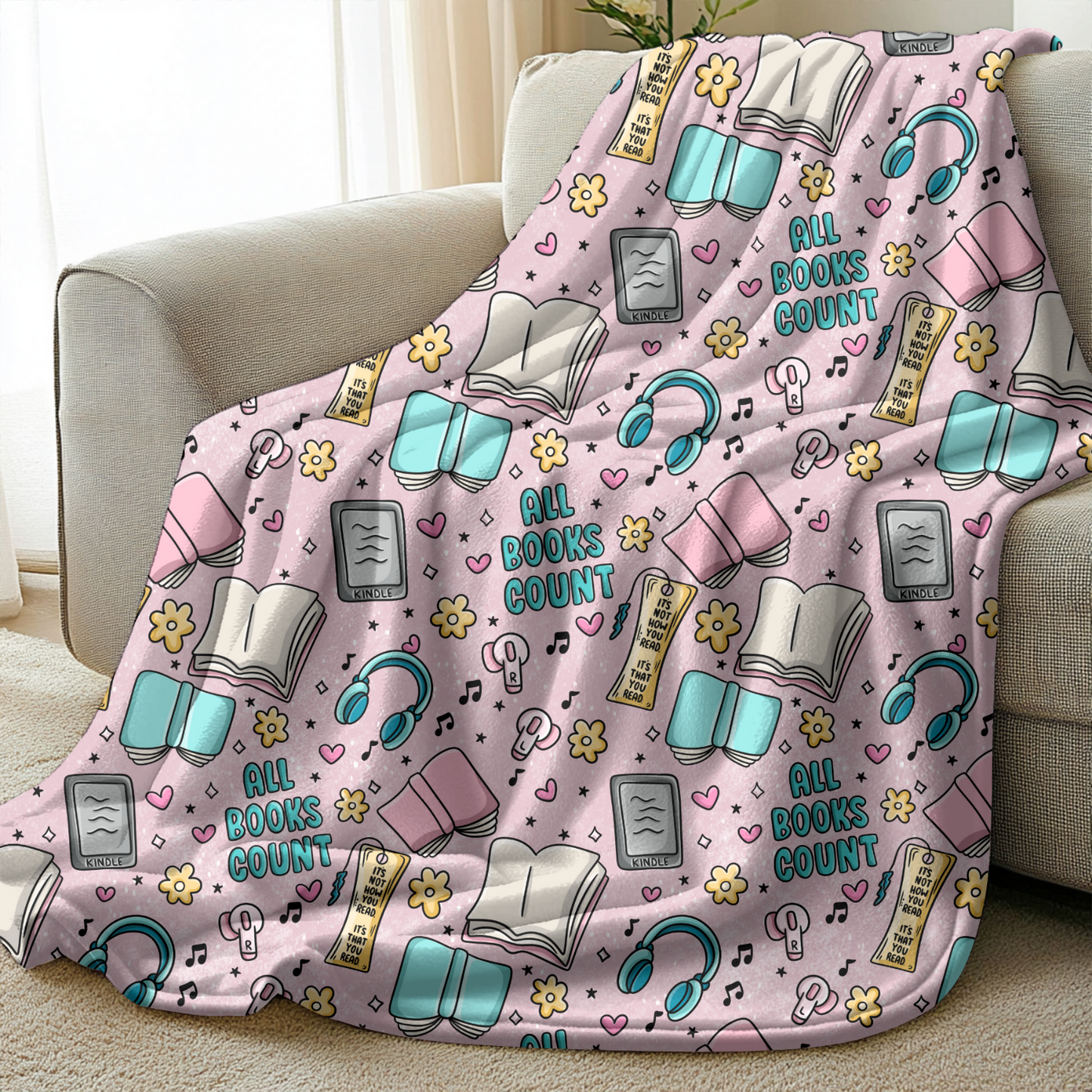 All Books Count Blanket