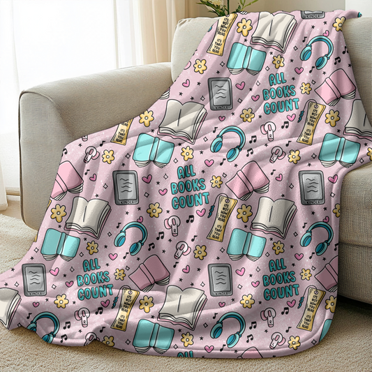 All Books Count Blanket
